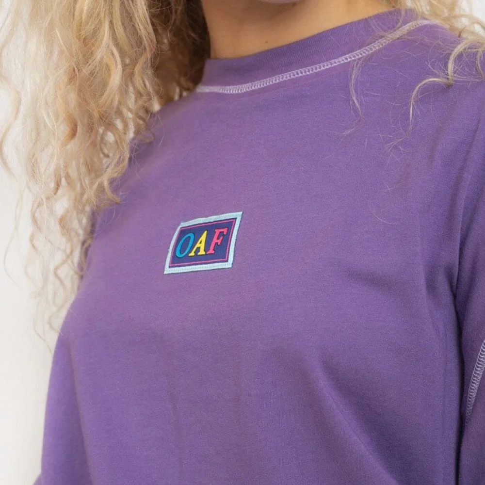 NWT Lazy Oaf Constrast Stitch OAF shirt sz S - Picture 3 of 3